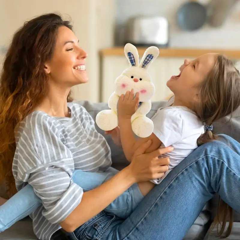 Doll Skin Friendly Rabbit Stuffed Animal Plushies Toy For Bedroom Dining Room Free shipping
