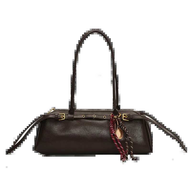 Soft Interior Decoration Top Handbag Sewing Thread Bohemian Style 2025 New Wenfei Zipper Pu Wenbag Y250208