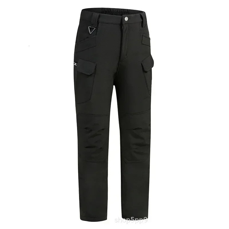 Navy Blue Soft Shell Jacket Men Waterproof Tactical Coat Winter Warm Fleece Hooded Windbreaker and Pants 250207