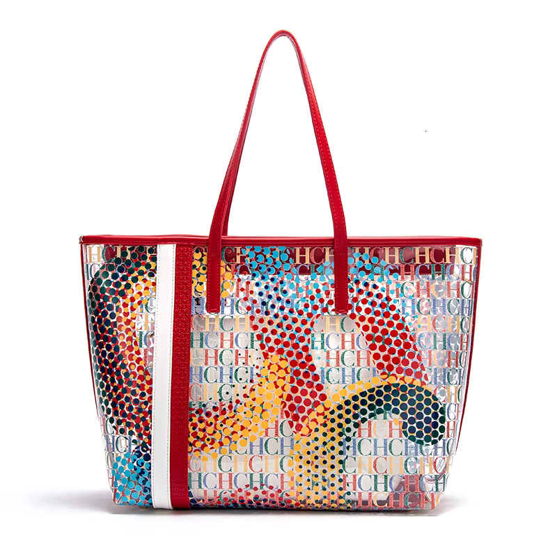 Exquisite Craftsmanship Large Capacity Double Layer Seasonal New Colorful Outer Bag CHCH Fashion Women's Handbag