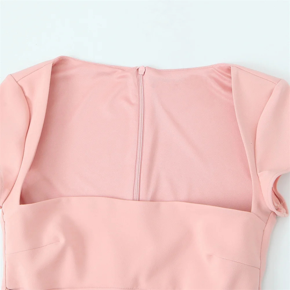 UNIZERA2024 Summer Product Fashion Casual Womens Wear Simple Hundred Matching Belt Formula Collar Midi Dress 250207