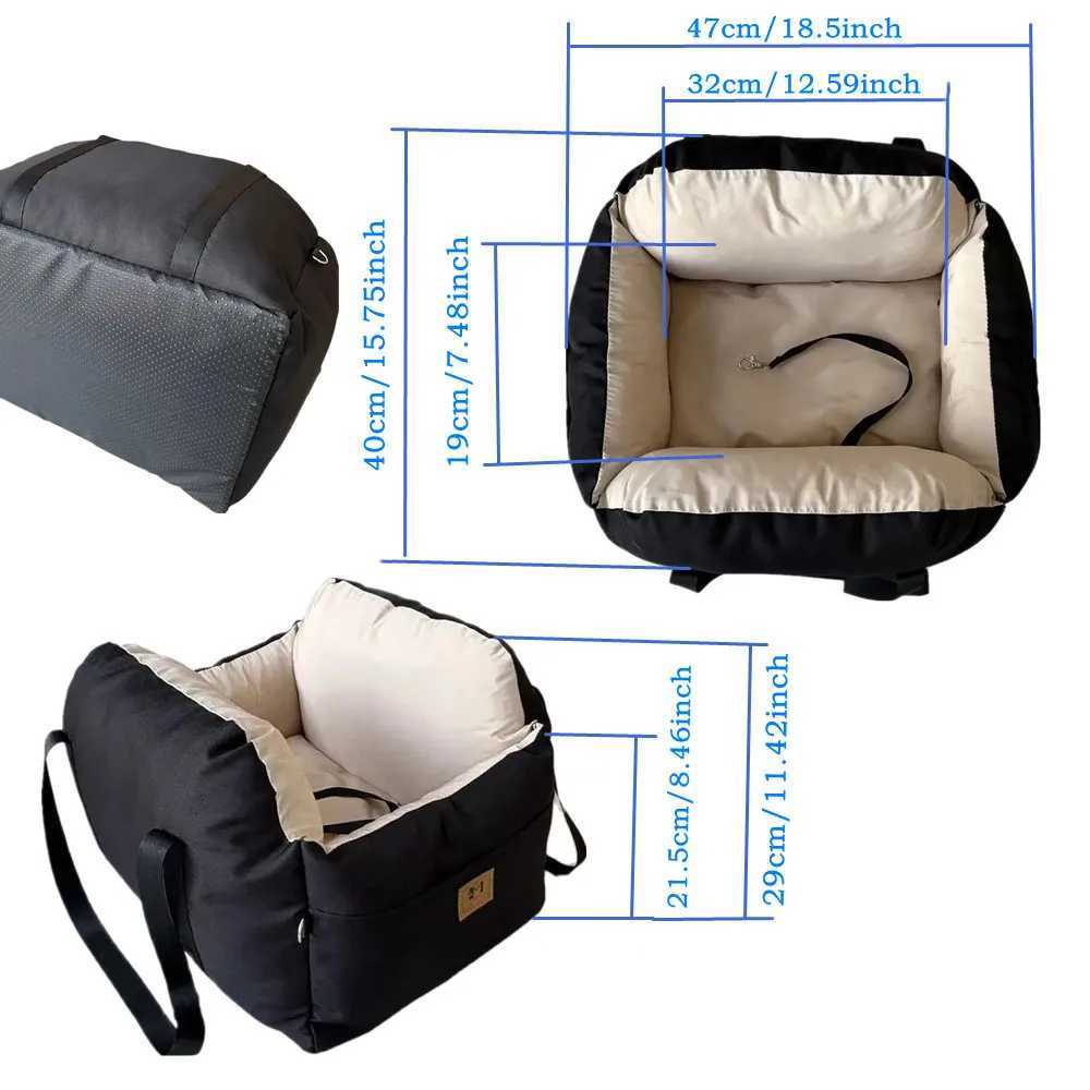Others Dog Carrier Pet dog car seat cover safe and waterproof small dog nest pad cat harness soft and comfortable travel dog car seat washable pet har