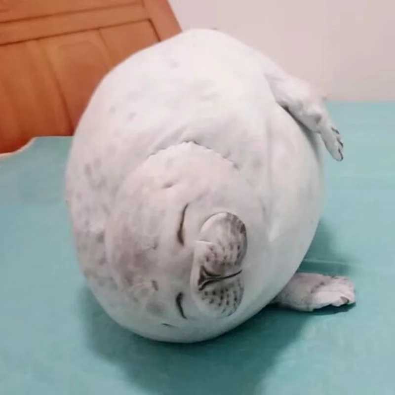 20-60cm Foca Gorda Seal Plush Toy Soft Stuffed Animal Guatona Peluche Kaii Sea Lion Doll Decor Kids Gifts Free shipping
