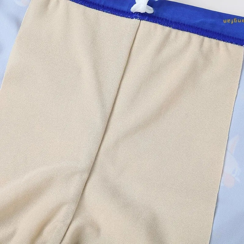 Summer Boys Flat Corner Polyester Medium Children Cartoon Beach Spring Little Water Park Swim Trunks 250208Z
