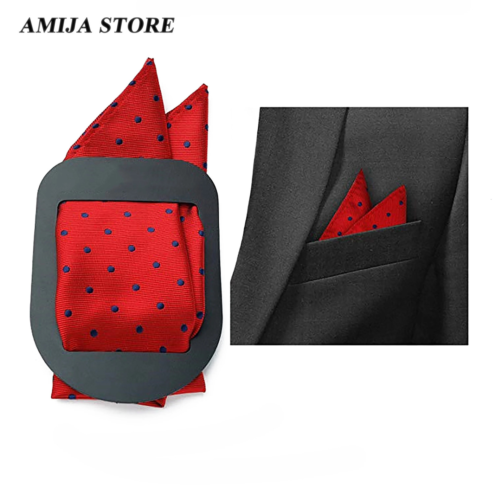 Fashion Pocket Squares Holder Handkerchief Keeper Organizer Man Prefolded Handkerchiefs For Men Gentlemen Suit Wearing Accessori 250114