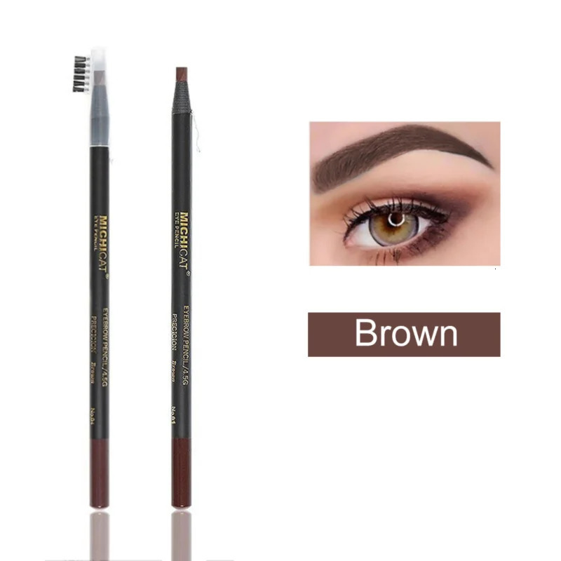 1PC Eyebrow Pencil Waterproof Microblading Pen Tint Tattoo Eyebrows Makeup 6 Colors Natural Long Lasting Eye Brow 250108