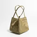 Custom Letter Suede Leather Women Bucket Bag Female Party Handbag New Fashion Chinese Style Brand Tote Bags Suede Cartoon BagVoyage
