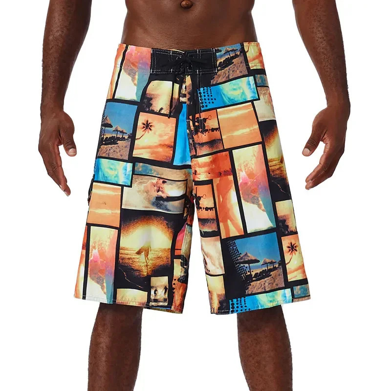 Mens casual shorts summer sports pants surf beach board shorts Bermuda quick dry five cent pants beach shorts men 250121