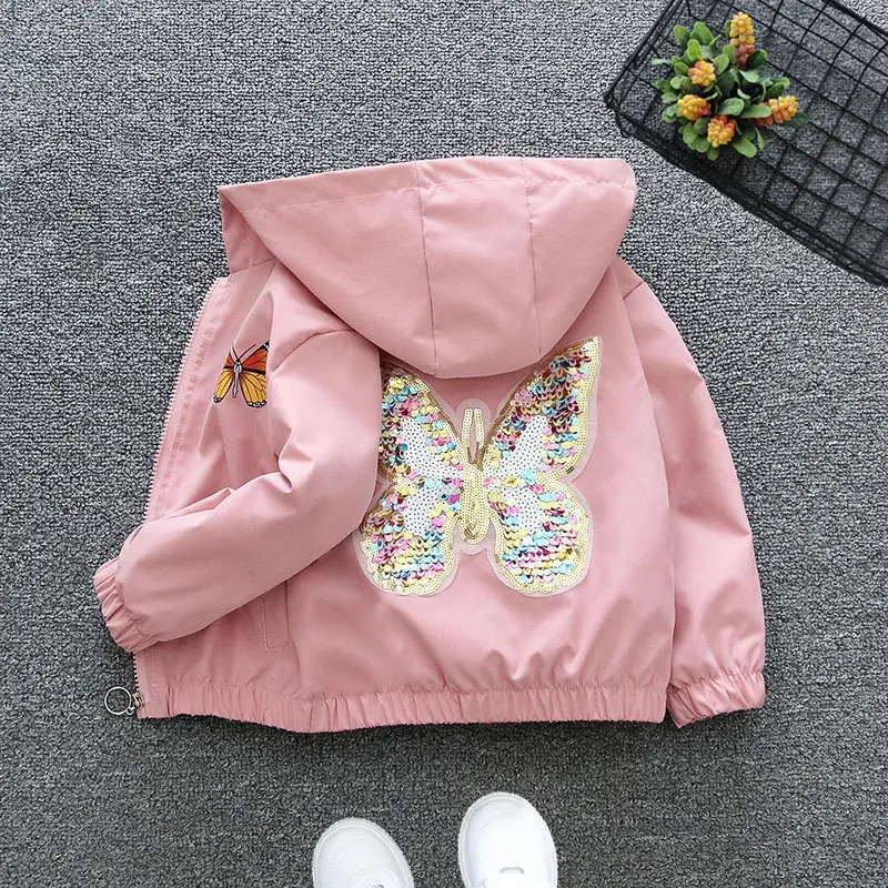 Autumn Winter Baby Girls Solid color lapel PU leather Kids Fashion Leather Jackets Children Outerwear Clothes 3-12Y 250113