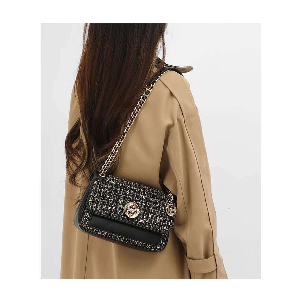 Women's Bags New Autumn/Winter Women's Fragrant Style Office Commuter Light Premium Small Square Single Shoulder Crossbody Bag