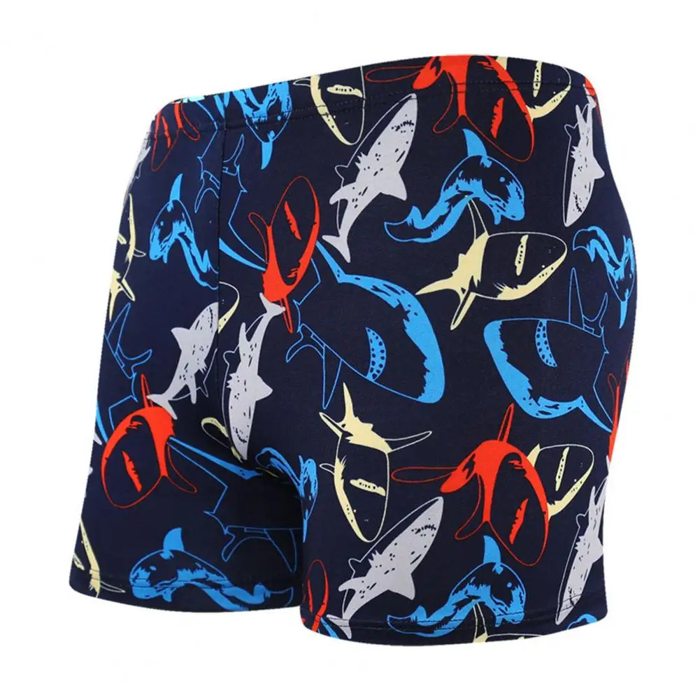 Mens Swimming Trunks Colorful Print Quick Dry Slim Fit Surf Beachwear Swimwear Fashion Printed Swimsuit 250208Z