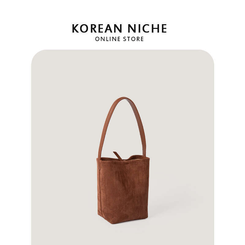 women tote bag handbag simple suede shoulder bag versatile mother and child bucket bag work bag Large Capacity Hobo Bags Soft Vegan Casual Shoulder Ha