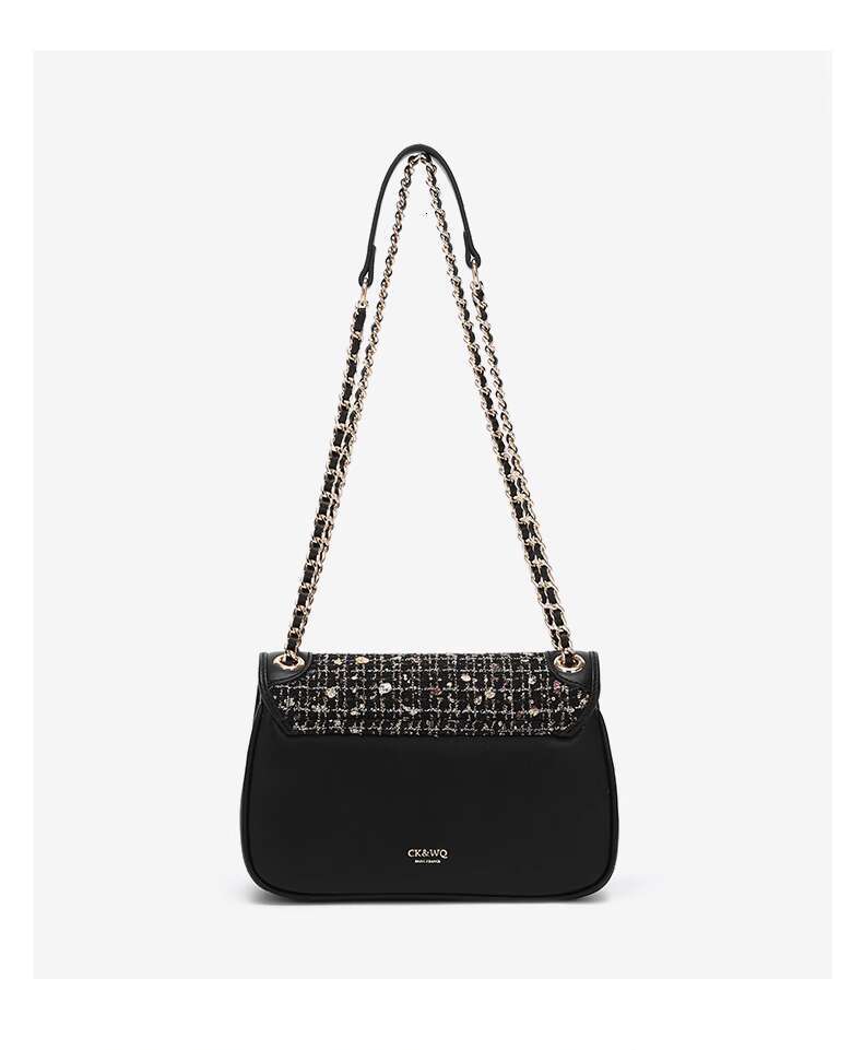 Women's Bags New Autumn/Winter Women's Fragrant Style Office Commuter Light Premium Small Square Single Shoulder Crossbody Bag