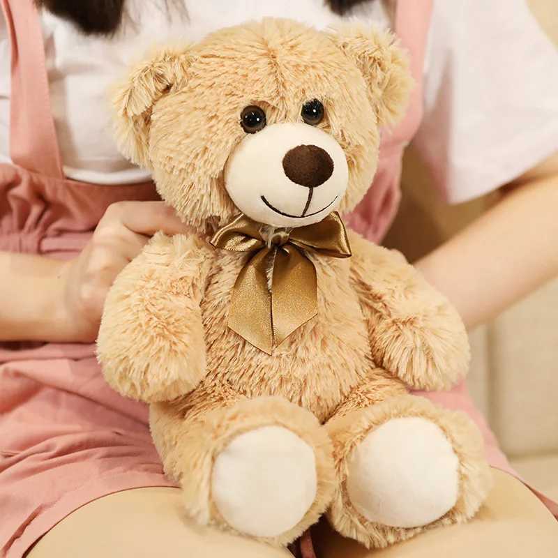 New Hot Lovely Teddy Plush Toys ffed Cute Bear Doll Boys Girls Vntines Kids Baby Christmas Gift Y250208 Y260128
