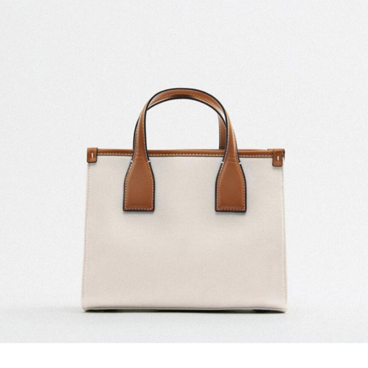 designer bag Z Women's 2024 Spring New Fashionable Mini OL Style City Canvas Handheld Crossbody Bag