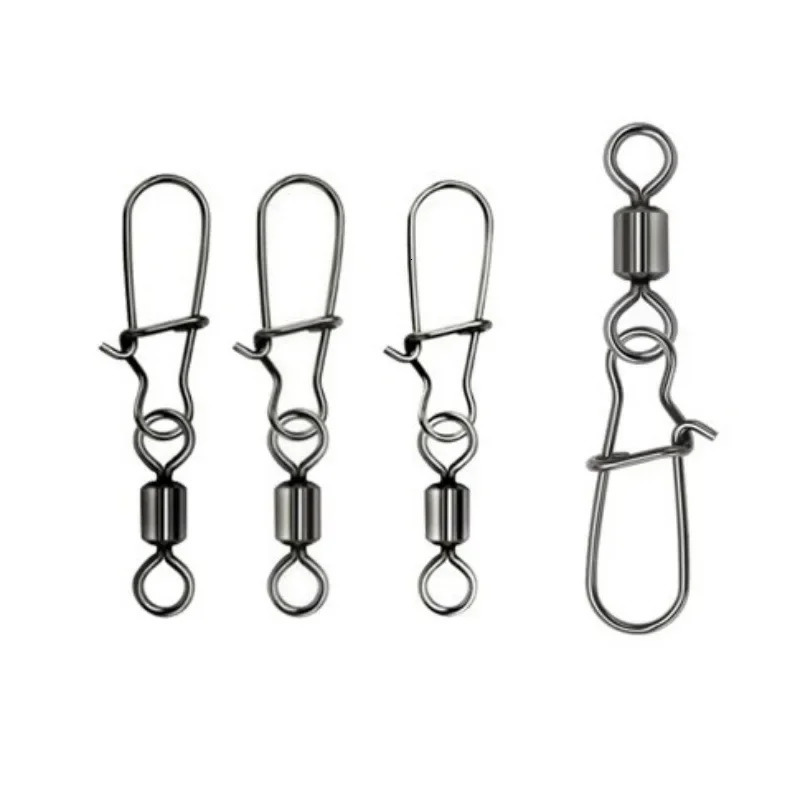 American Style Swivel Enhanced Pin Eight Shaped Ring Connector Quick 8-shaped Swivel Ring Sub Pin Connection Fishing Gear Access 250207