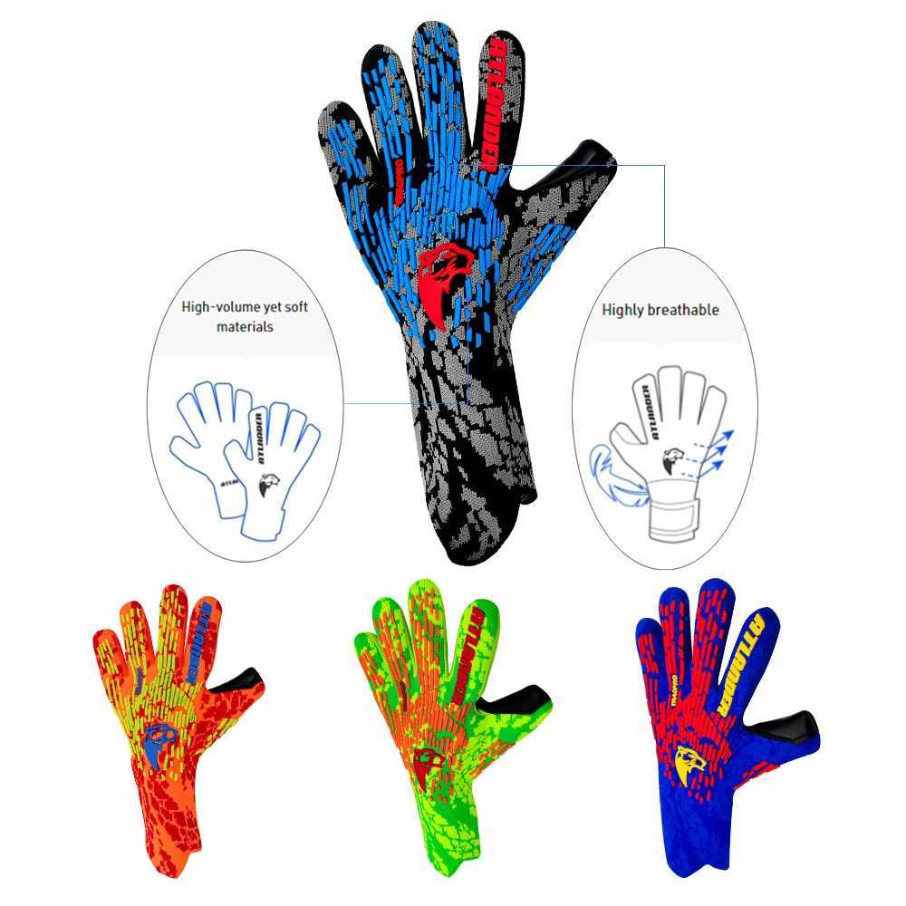 Soccer Goalkeeper Gloves 6/7/8/9/10 Football Gloves for Kids Youth and Adult Soccer Gloves Professional Protection Strong Grip W250208