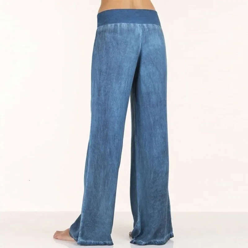Plus Size Jeans Womens Thin Wide Leg Pants Casual Streetwear Vintage Baggy Jeans Fashion Trousers Pantalones Vaqueros Mujer 250206