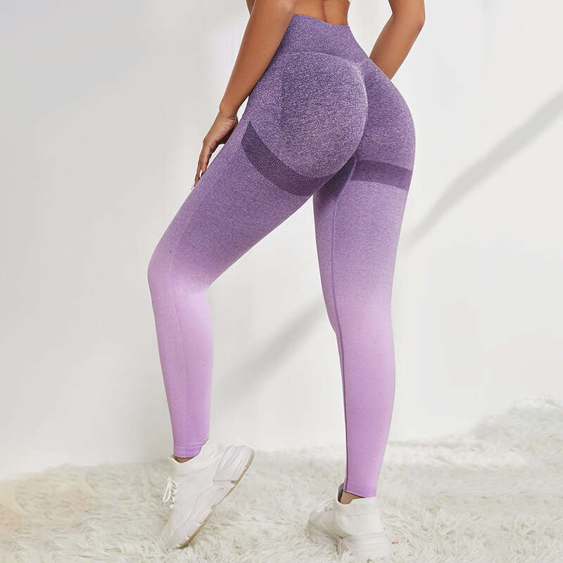Yoga Clothing High Waist Lifting Hip Tight Fitness Pants for Female Outwear