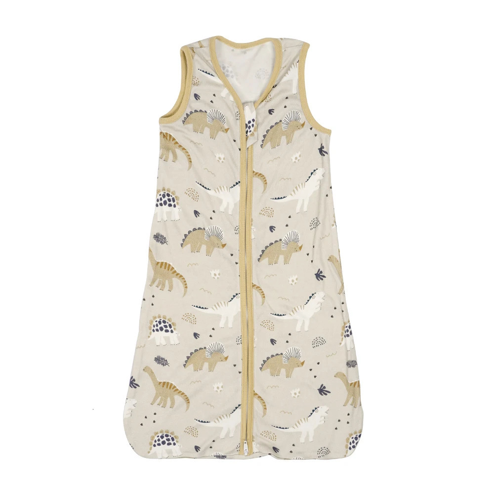 HappyFlute Summer Stylish Print Two-Way Zipper n Super Soft Bamboo Cotton Fabric Sleeveless Baby Anti-kick Sleeping Bag 250113