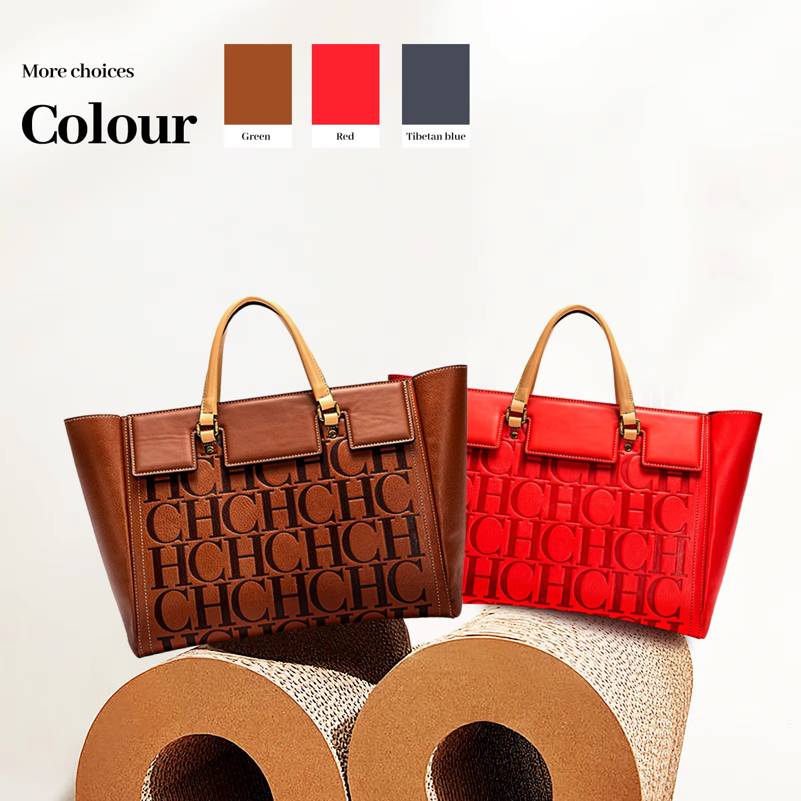 Exquisite Retro Functional Multi Ocn Wer Women's New Large Capacity Handbag