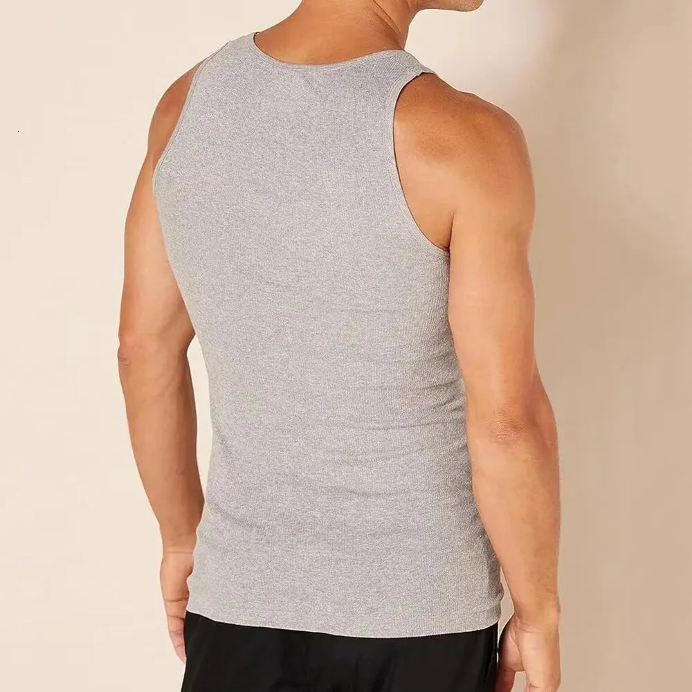 100 pure cotton mens tank top underwear weight loss shaping vest Abs abdominal control basic compression shirt 250207
