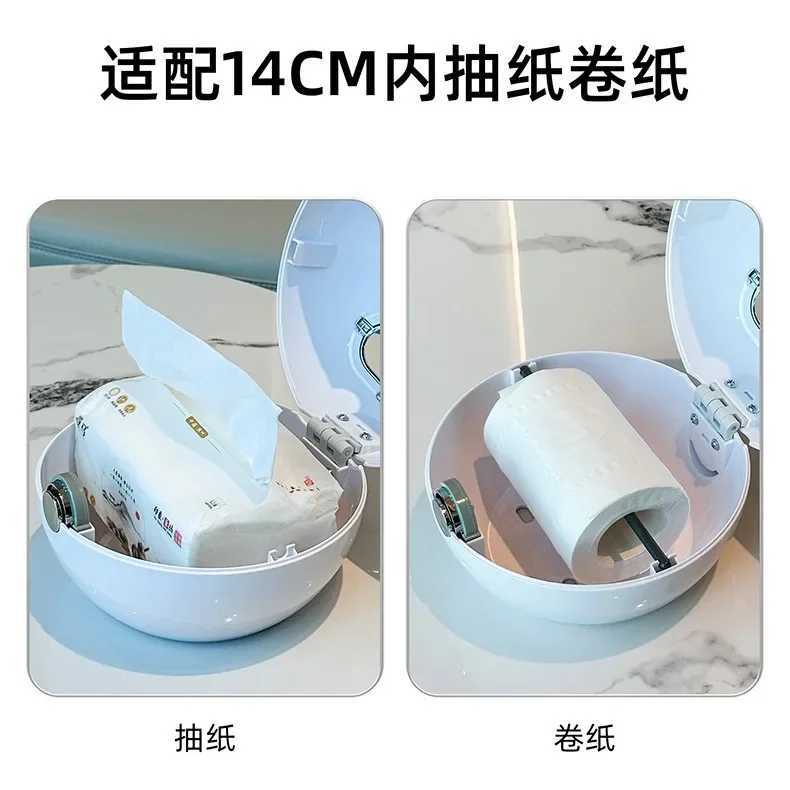 Creative Tissue Box Toilet Roll Paper Box Bathroom Toilet Paper Box Roll Paper Holder Tissue Holder Wall Hanging Y250208