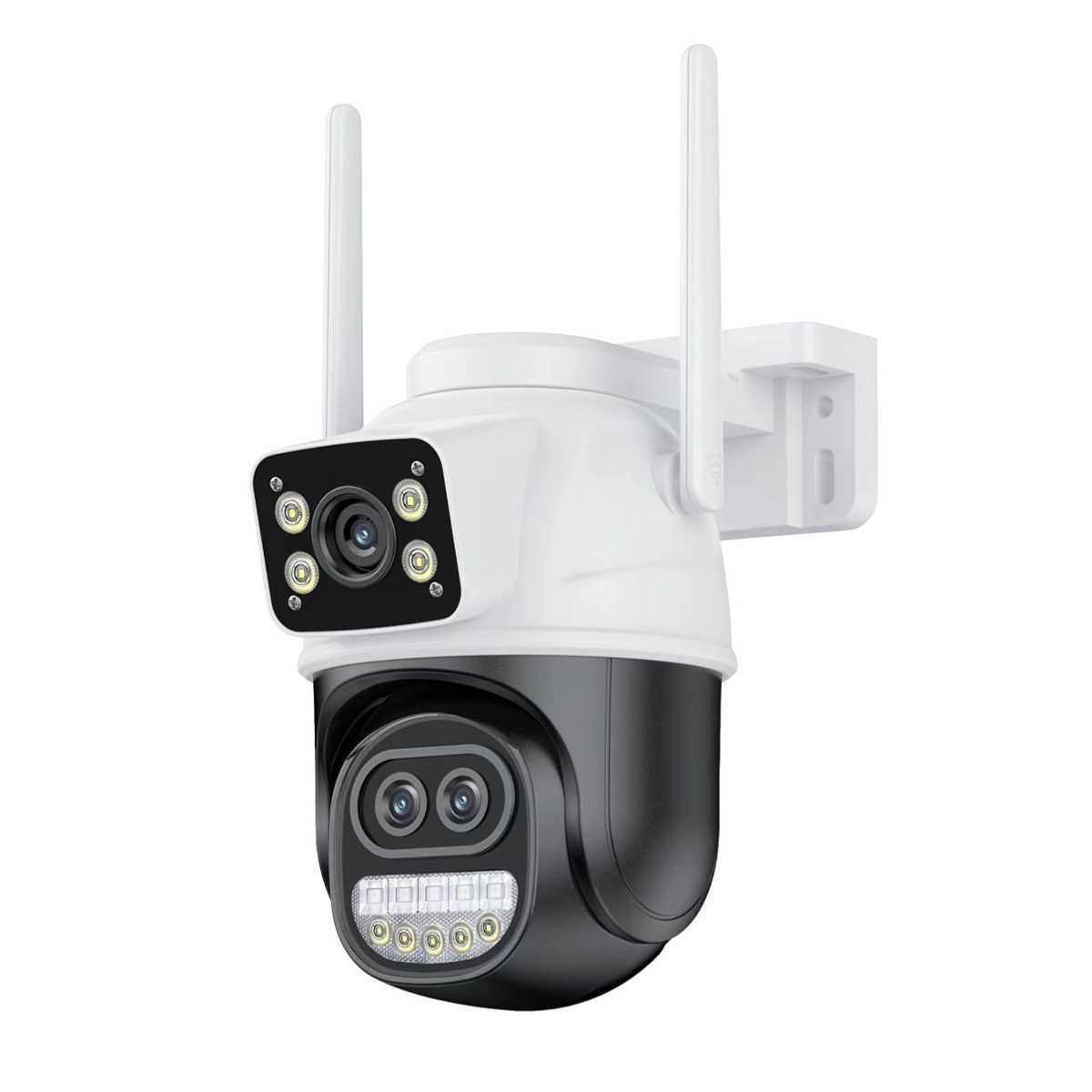 Dual 8MP9 megapixel 5x zoom HD WIFI binocular wireless home surveillance camera Z241230