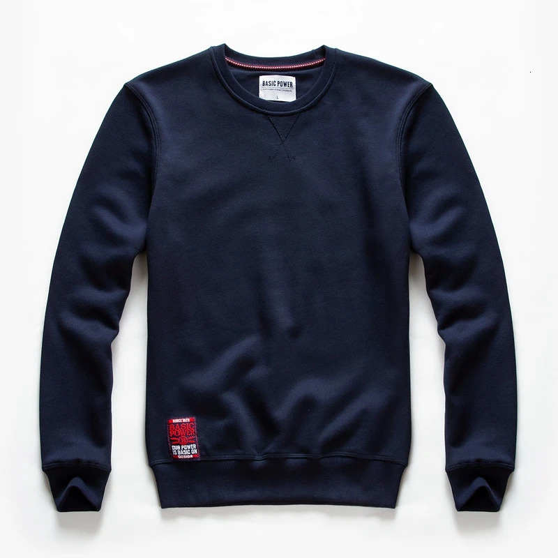Autumn Fashion Mens Hoodies Solid Casual Oneck Sweatshirt Class Style Male Trend Long Sleeve Men Streetwear 20931 250207