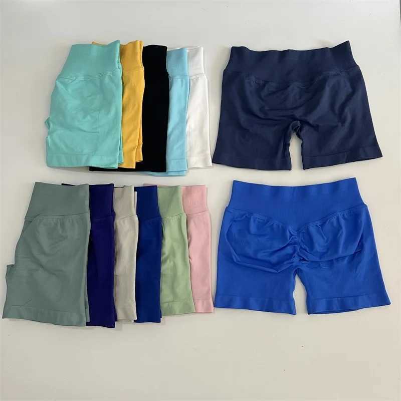 Yoga Outfit Impact Shorts Women Scrunch Bum Sport Short Gym Workout Leggins Seamless Pants Booty Tight Biker Wear Stretch Fitness H250207
