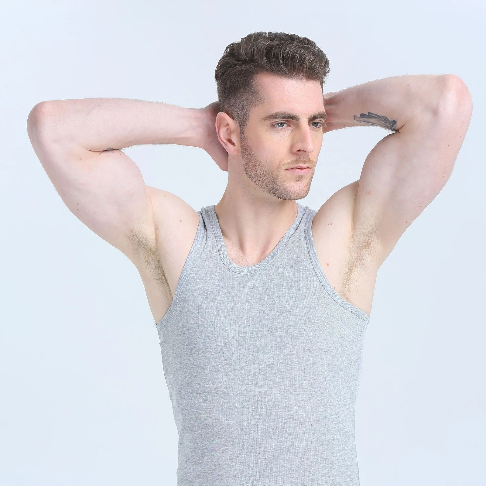 Summer Mens 100 Cotton Vest Sexy Underwear Sleeveless Tank Top Undershirts Breathable Gym Clothing Bodybuilding Tops Tshirts 250207