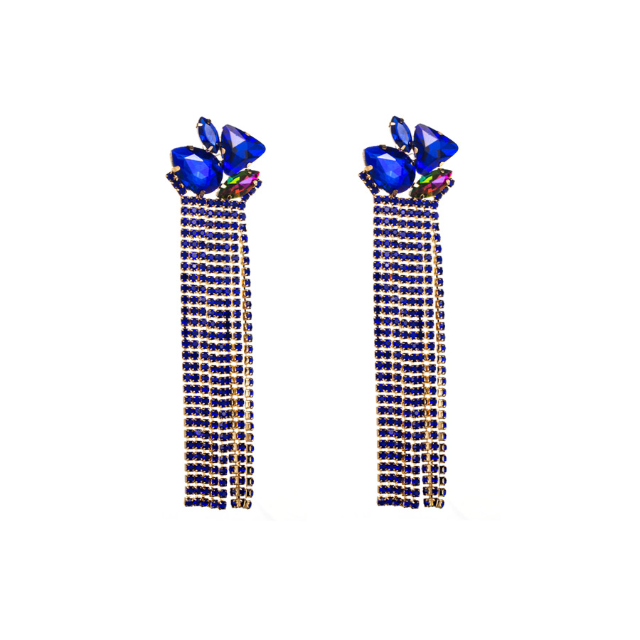 Women's Earrings 2PCS/LOT Long Tassel Earrings Exaggerated Jewelry For Party