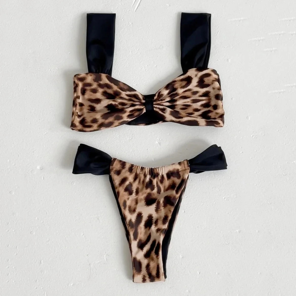 Black Bikini 2024 Sexy Micro Female Set Women Swimsuits Swimwear Brazilian Biquini Swimming Suit Solid Beachwear 250208Z