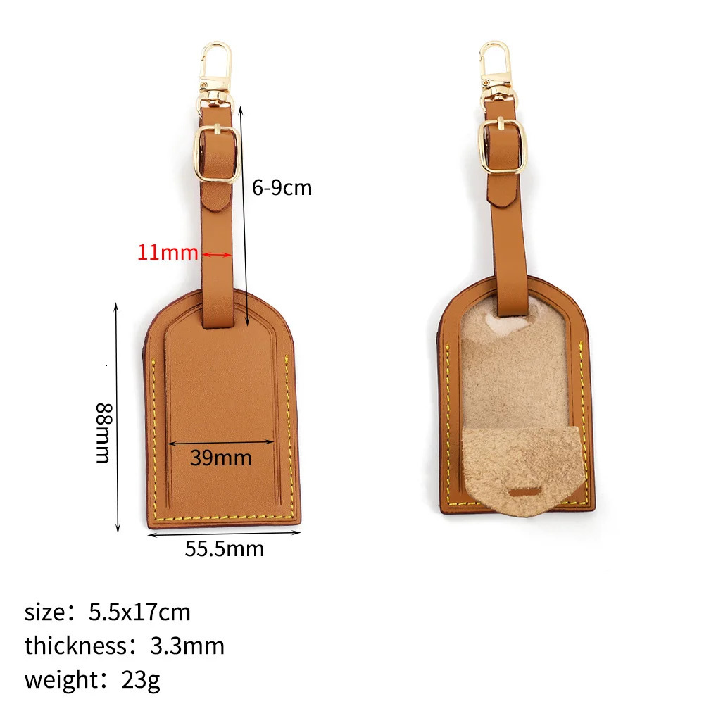 Bag Handbag Luggage Tags Travel Accessories for Suitcase Business Bag Vegetable Tanned Leather Tag Baggage Boarding Passng Pass 250208