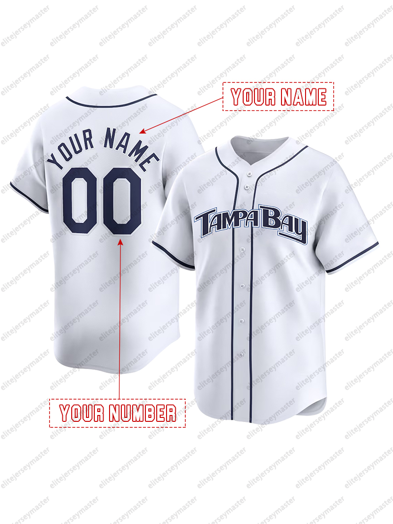 Fred McGriff Custom Baseball Jersey Randy Arozarena Stitched Personalized Customized Jerseys Custom Any Number Name