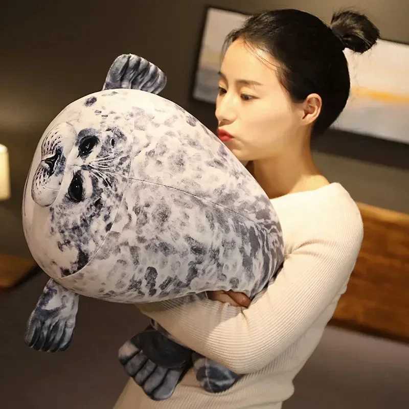 20-60cm Foca Gorda Seal Plush Toy Soft Stuffed Animal Guatona Peluche Kaii Sea Lion Doll Decor Kids Gifts Free shipping