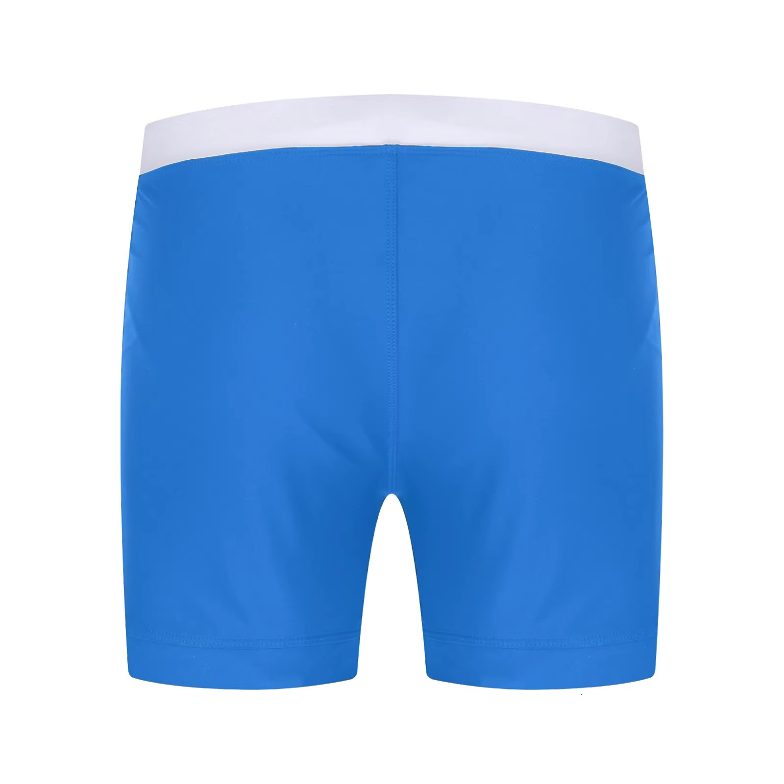 Sports Pants Men's Double-layer Oversized Men's Quarter Square Corner Swimming Pants Casual Solid Color Lace Up Pants Beach Shorts