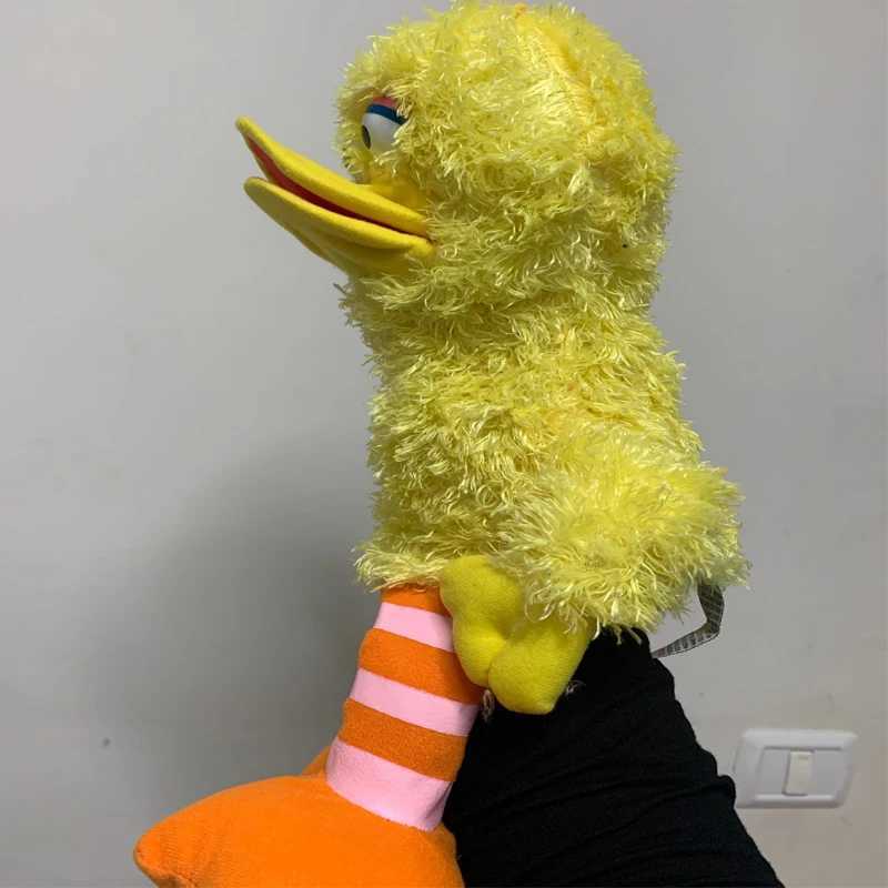 Street plush toy ElmoHand puppet soft doll Ernie Grover Oscar Zoe Bert fried puppet toy childrens party gift 21-40cm Y250208