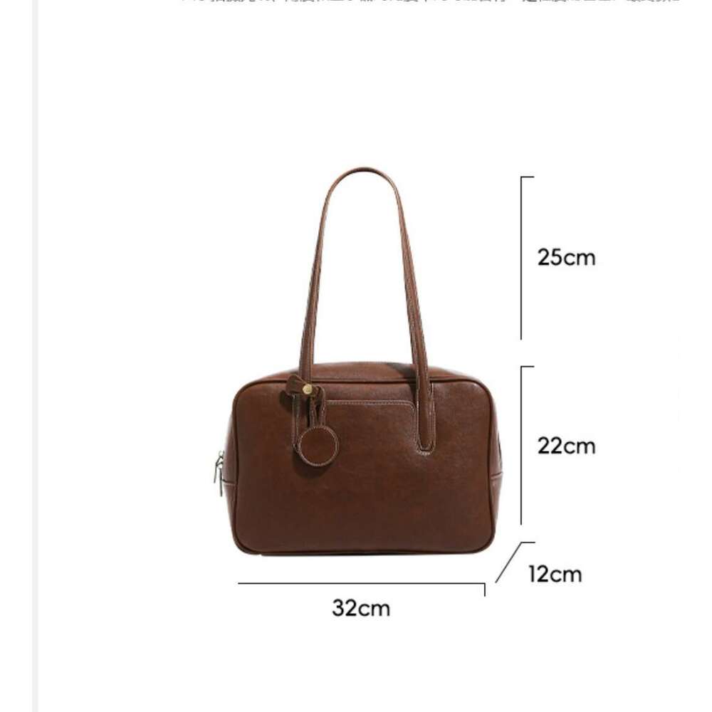 Women's Bags Sugar Bowling New Tanning Leather Handheld Single Shoulder Underarm for Women Crossbody Small Square Bag