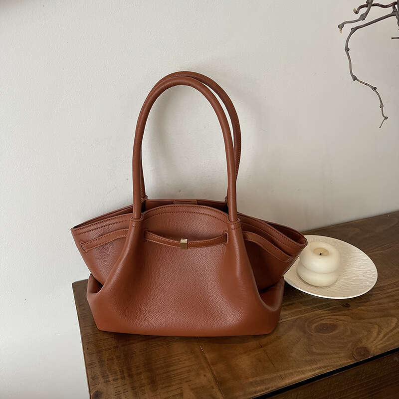 Large Capacity Tote bags for Women PU Vegetable Basket Single Shoulder bag Underarm Bag work tote