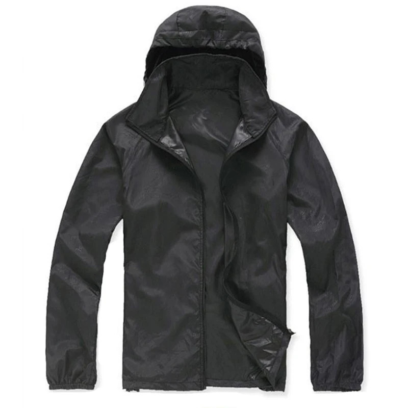 Men Women Quick Dry Hiking Jackets Waterproof SunProtective Outdoor Sports Coats Skin Male Female Windbreaker Rain 250207