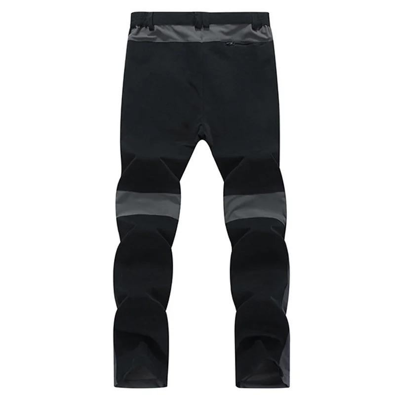 TRVLWEGO Men Hiking Camping Pants WearResistant Quick Dry AntiUV Pant Waterproof Elastic 5XL Climbing Trekking Summer Trousers 250207