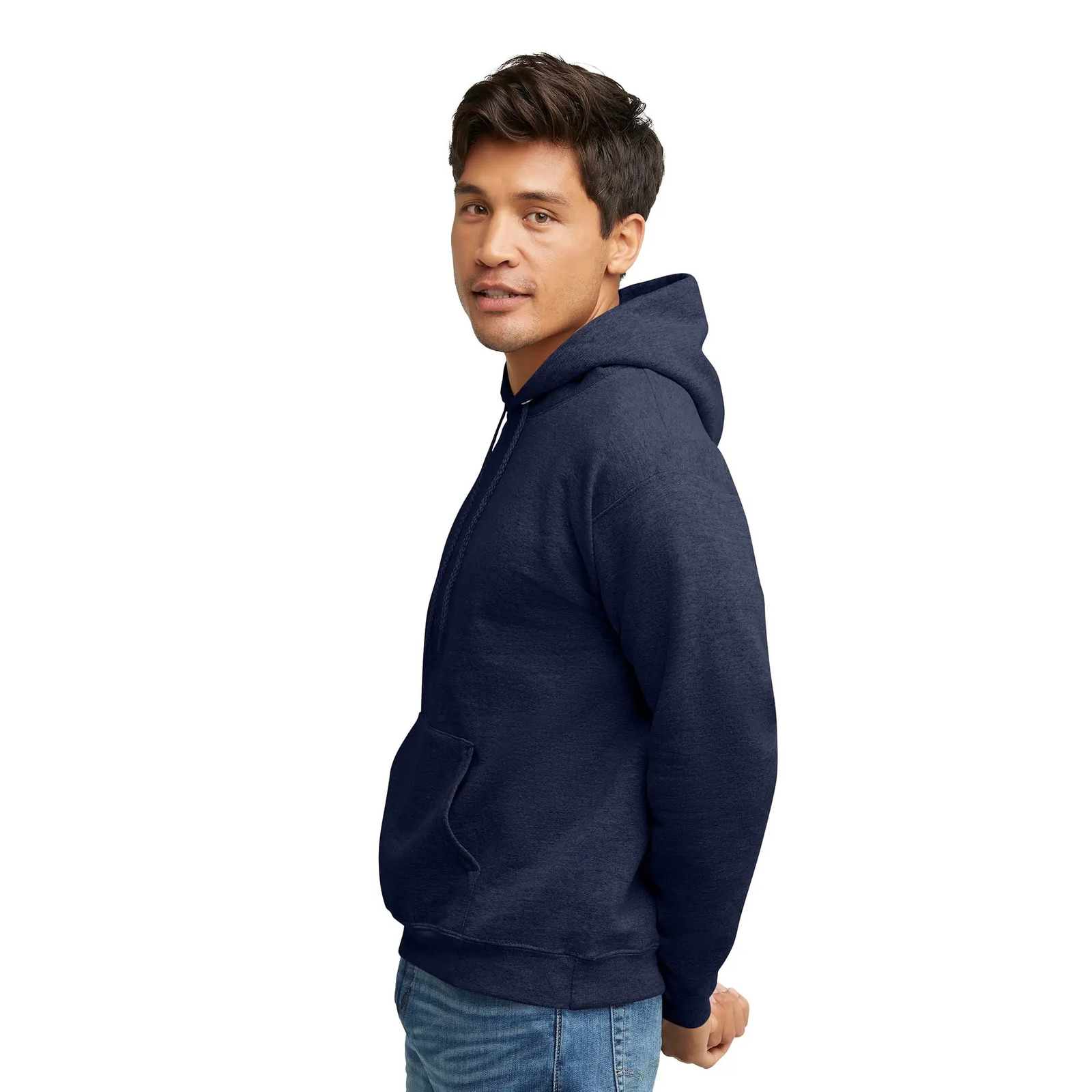 Solid Color Unisex Casual 100 Cotton Hoodie Fashion Street Loose Breathable Long sleeved Pullover Sports Shirt 5 250207