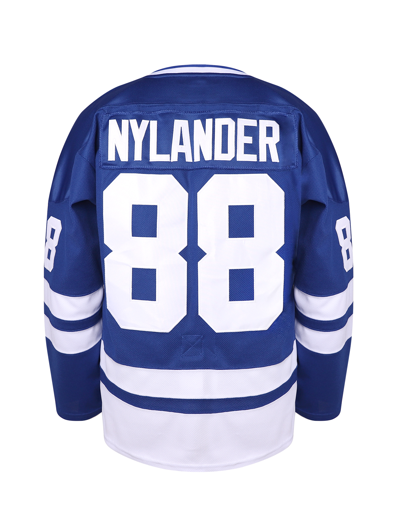 23 Matthew Knies 2025 Blue/White Hockey Jeresys 88 William Nylander Marner Thrun Maccelli Boyd Roy Mermis Custom any Nom and Num Stitched