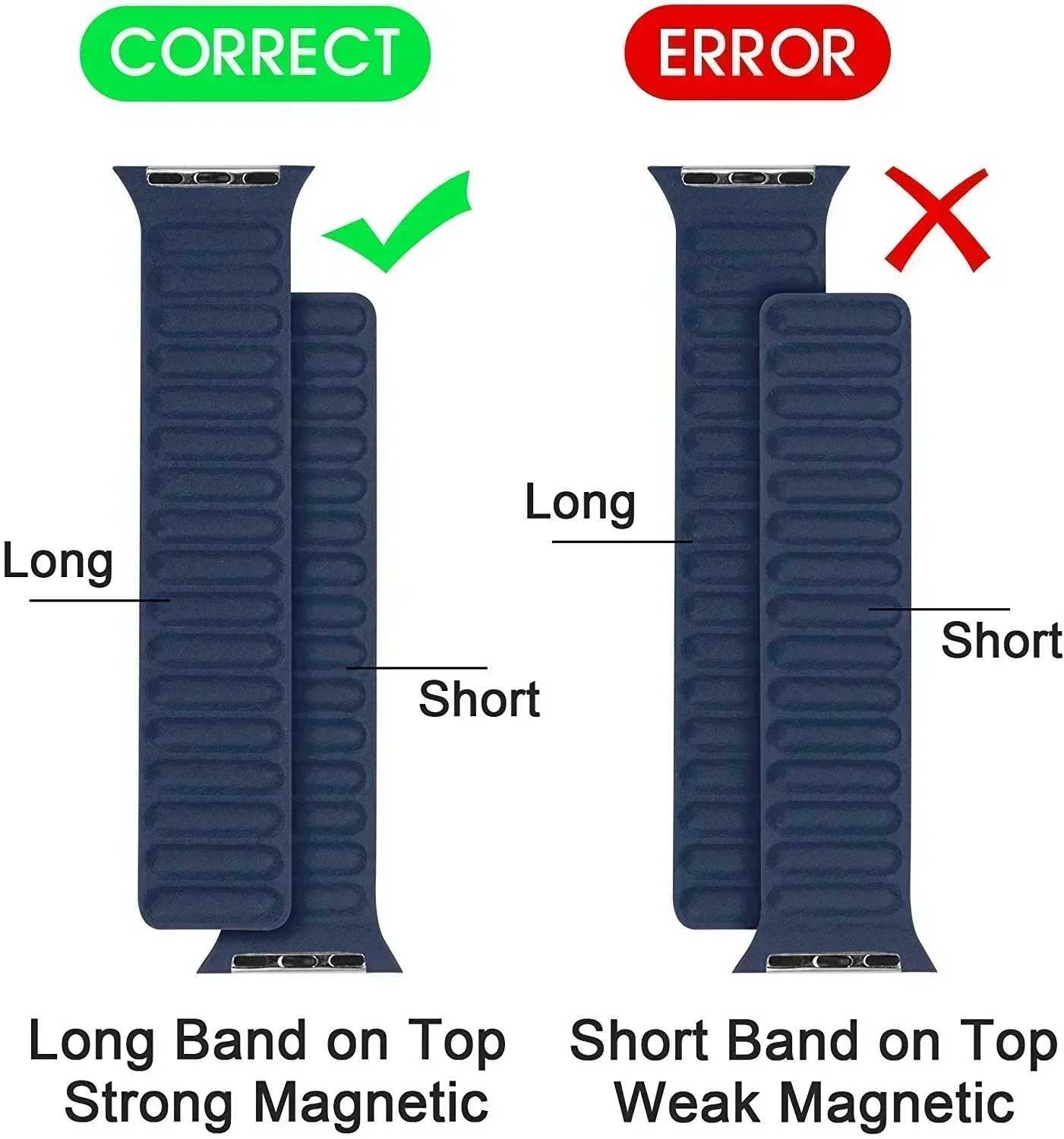 Leather Str for ple Band 45mm 46mm 42mm 44mm 40mm Original Magnetic Loop Link Bracelet i Ultar2 49mm 10 9 8 7 6 5XJ250208