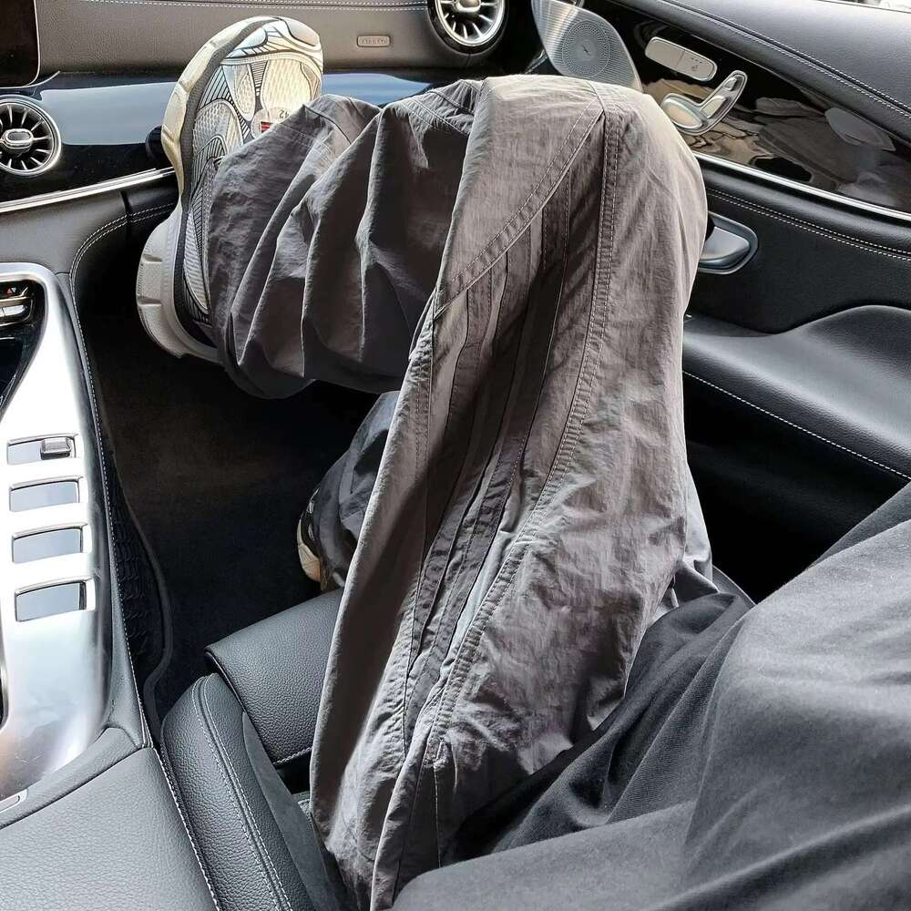 Vintage Striped Casual Parachute For Men And Women Loose Fit Wide Leg Dance Sports Quick Dry Thin Cargo Pants