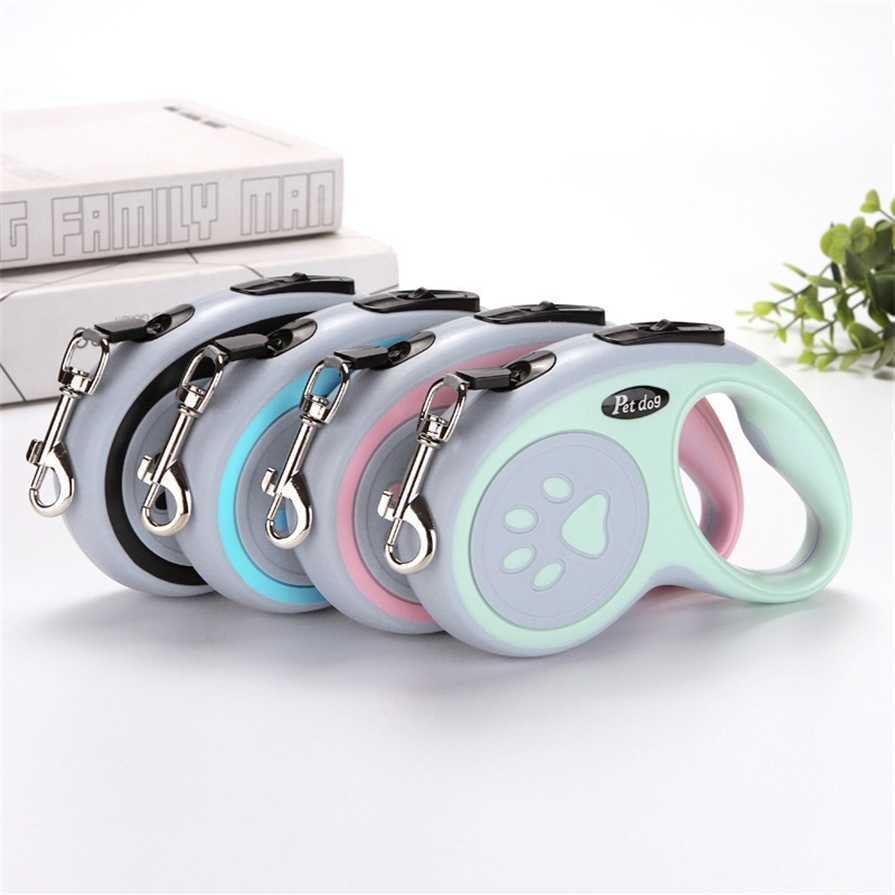 3m 5m Nylon Dog Leash Automatic Retractable Durable Cat Lead Extending Puppy Walking Running Traction Roulette Small Dogs 250116 Stylish