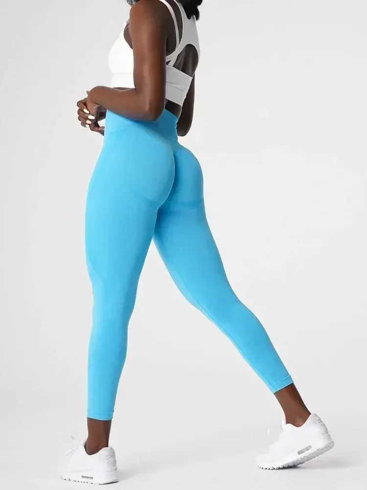 Yoga Outfit Contour Seamless Leggings Womens Butt Lift Curves Workout Tights Pants Gym Outfits Fitness Clothing Sports Wear Pink C6206 H250207