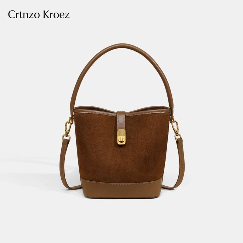 Women's Bags Little flagship store bucket new crossbody leather women's bag commuting handbag