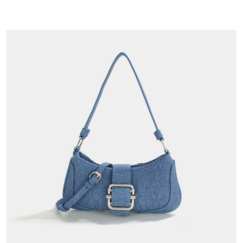 Retro Armpit High-End Splicing Method Stick Niche Design Autumn New Product Temperament Shoulder Bag Ins Women's Fashion